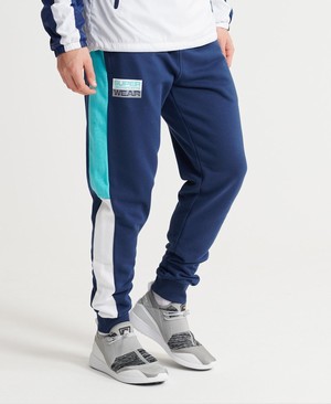 Superdry Streetsport Férfi Sportruházat Kék | YLECQ5194